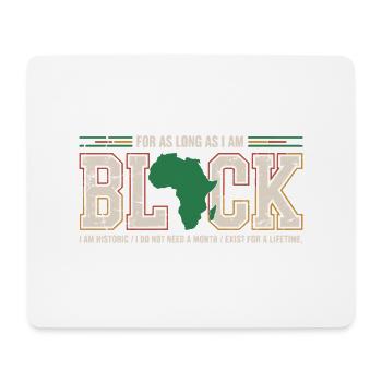 Fierté Afro Black History Month Vintage - Tapis de souris (format paysage) - blanc - Devant