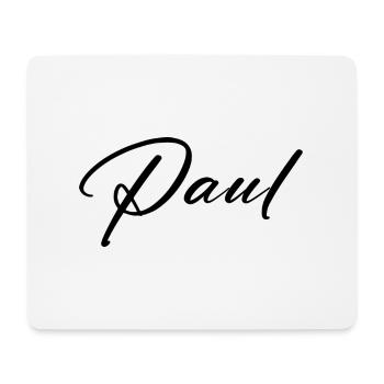paul - Mousepad (Querformat) - Weiß - Vorne