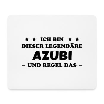 Azubi Witz Spruch Lehrling Auszubildende Geschenk - Mousepad (Querformat) - Weiß - Vorne