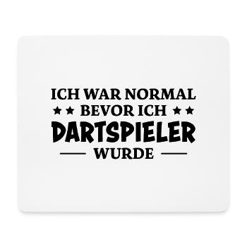 Dartspieler Spruch Darter Fun Dartspieler Geschenk - Mousepad (Querformat) - Weiß - Vorne