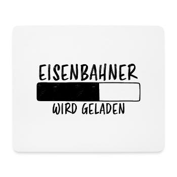 Eisenbahner Spruch Lokführer Eisenbahner Geschenk - Mousepad (Querformat) - Weiß - Vorne