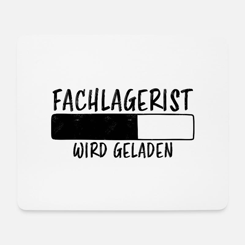 Fachlagerist Spruch Lustiges Fachlagerist Geschenk - Mousepad (Querformat) - Weiß