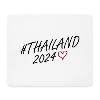 Tournée du cœur de Thaïlande 2024 - Tapis de souris (format paysage) - blanc - Devant
