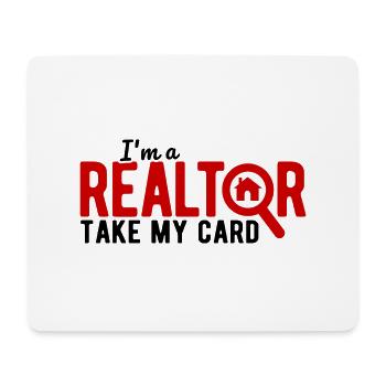 Immobilien-Händler Für Immobilien-Makler - Mousepad (Querformat) - Weiß - Vorne
