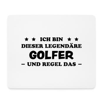 Golfer Hobby Golf Lustiger Spruch Golfer Geschenk - Mousepad (Querformat) - Weiß - Vorne