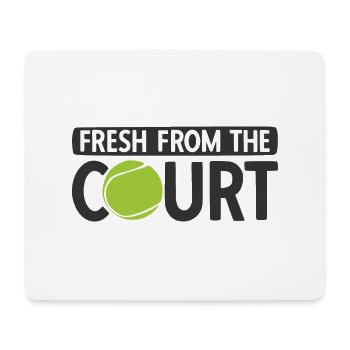 Tennisplatz Spruch Für Tennis - Mousepad (Querformat) - Weiß - Vorne