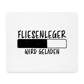 Fliesenleger Spruch Lustiges Fliesenleger Geschenk - Mousepad (Querformat) - Weiß - Vorne