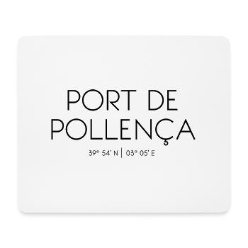 Port de Pollença, Puerto Pollensa, Majorca, Spain - Mouse Pad (horizontal) - white - Front