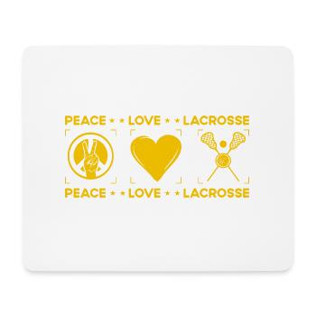 Lacrosse - Mouse Pad (horizontal) - white - Front