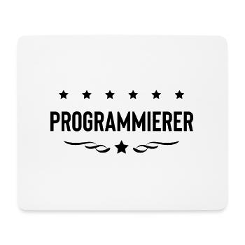 Programmierer Beruf - Mousepad (Querformat) - Weiß - Vorne