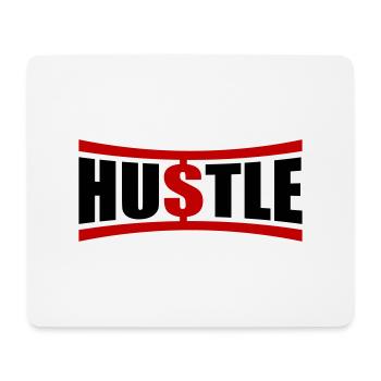 Hustle Spruch - Mousepad (Querformat) - Weiß - Vorne
