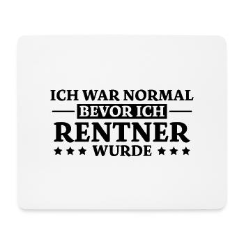 Rentner Spruch Rente Ruhestand Rentner Geschenk - Mousepad (Querformat) - Weiß - Vorne