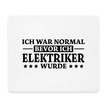 Elektriker Spruch Lustiges Elektriker Geschenk - Mousepad (Querformat) - Weiß - Vorne