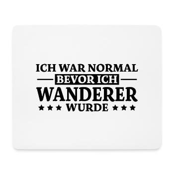 Wanderer Spruch Outdoor Lustiges Wandern Geschenk - Mousepad (Querformat) - Weiß - Vorne