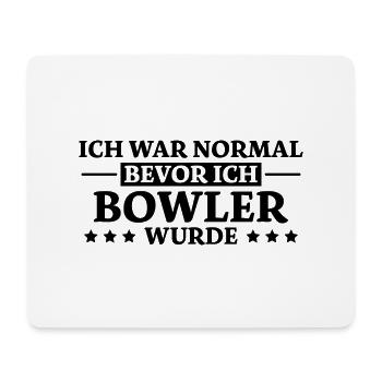 Bowling Spruch Bowlingspieler Fun Bowler Geschenk - Mousepad (Querformat) - Weiß - Vorne