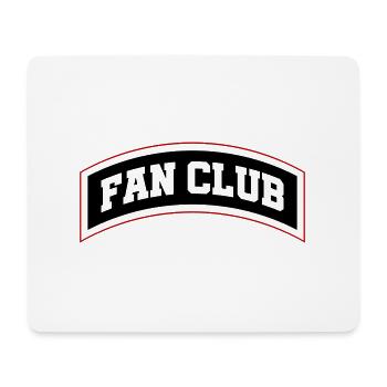 Membre du Fan Club - Tapis de souris (format paysage) - blanc - Devant