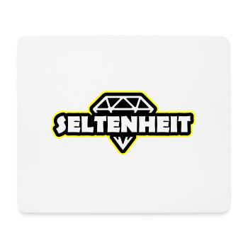 Seltenheit Diamant Spruch Motto - Mousepad (Querformat) - Weiß - Vorne