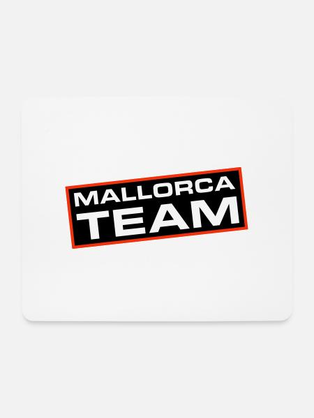 Mallorca Team - Mousepad (Querformat) - Weiß