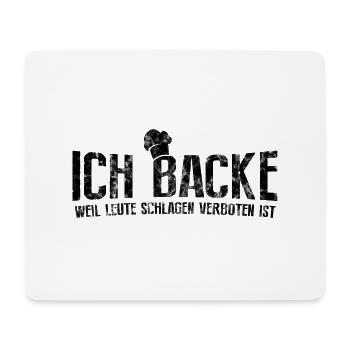 Bäcker - Mousepad (Querformat) - Weiß - Vorne