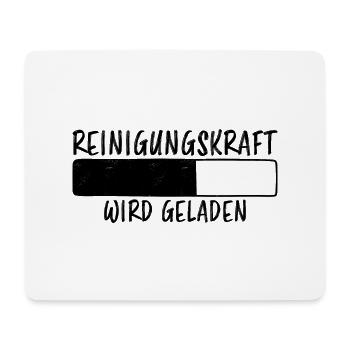 Reinigungskraft Spruch Reinigungskraft Geschenk - Mousepad (Querformat) - Weiß - Vorne