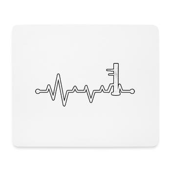 Kung Fu Wing Chun - Mousepad (Querformat) - Weiß - Vorne