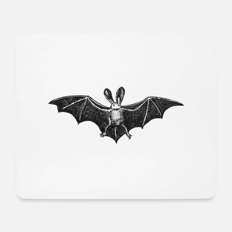 Schläger - Mousepad (Querformat) - Weiß