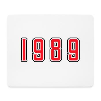 1989 Jahr Geburtstag - Mousepad (Querformat) - Weiß - Vorne