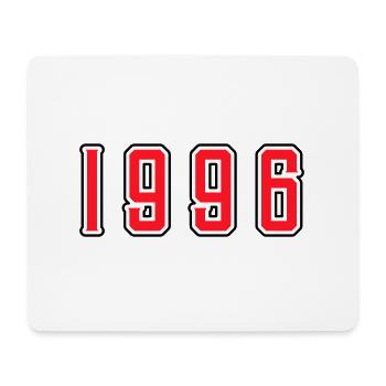 1996 year birthday - Mouse Pad (horizontal) - white - Front