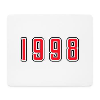 Anniversaire de 1998 - Tapis de souris (format paysage) - blanc - Devant