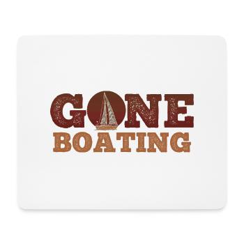 Segelboot Kapitän Spruch Zum Segeln - Mousepad (Querformat) - Weiß - Vorne