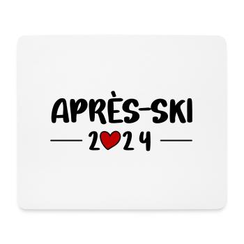 Après Ski 2024 Heart Trip - Mouse Pad (horizontal) - white - Front
