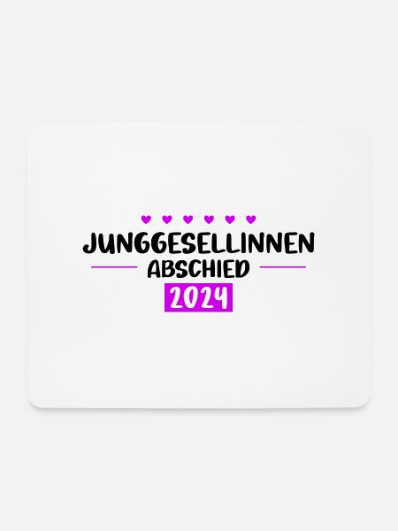 Jga 2024 Junggesellinnenabschied - Mousepad (Querformat) - Weiß