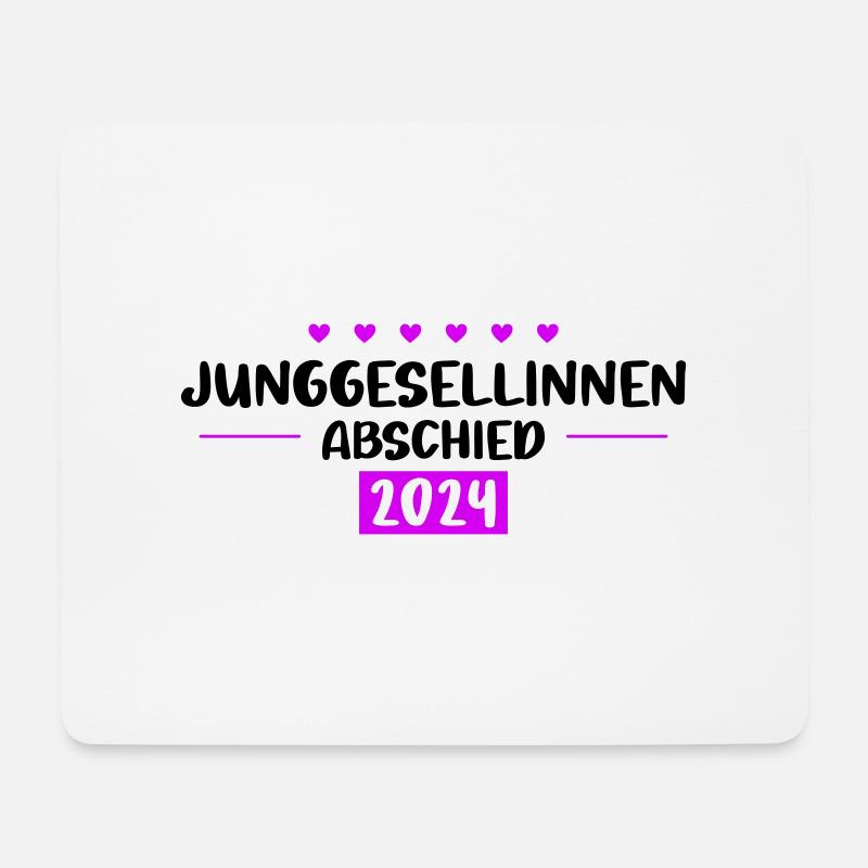 Jga 2024 Junggesellinnenabschied - Mousepad (Querformat) - Weiß