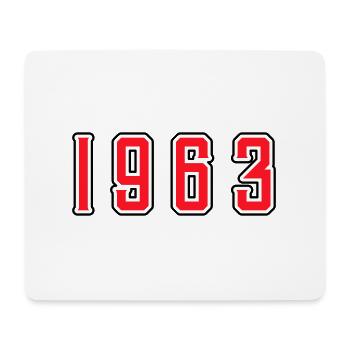 1963 Jahr Geburtstag - Mousepad (Querformat) - Weiß - Vorne