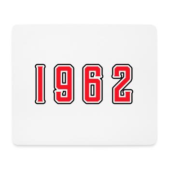 1962 Jahr Geburtstag - Mousepad (Querformat) - Weiß - Vorne