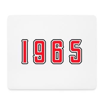 1965 year birthday - Mouse Pad (horizontal) - white - Front