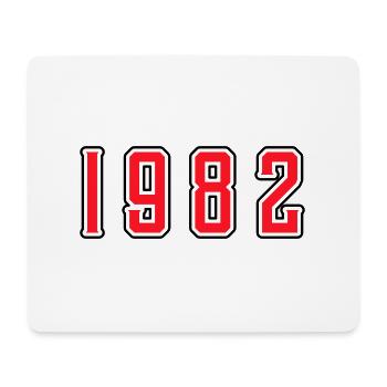 1982 Jahr Geburtstag - Mousepad (Querformat) - Weiß - Vorne