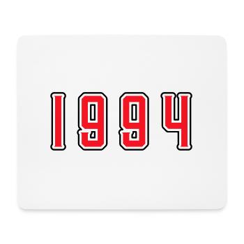 1994 year birthday - Mouse Pad (horizontal) - white - Front