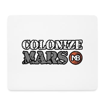 Colonize Mars - Mouse Pad (horizontal) - white - Front