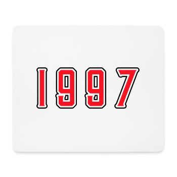 1997 Jahr Geburtstag - Mousepad (Querformat) - Weiß - Vorne