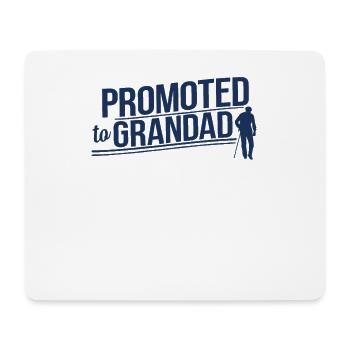 Befördert zum Großvater Großpapa Opa Opi - Mousepad (Querformat) - Weiß - Vorne