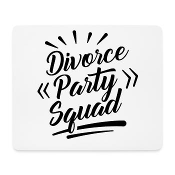 Divorce Party Squad Ex-femme Exmann Séparation - Tapis de souris (format paysage) - blanc - Devant