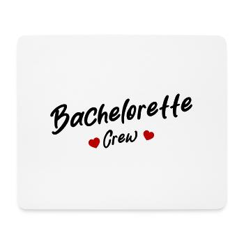Bachelorette Crew Herz - Mousepad (Querformat) - Weiß - Vorne