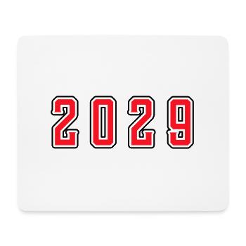 2029 Jahr Geburtstag - Mousepad (Querformat) - Weiß - Vorne