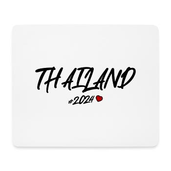 Thaïlande 2024 Coeur - Tapis de souris (format paysage) - blanc - Devant