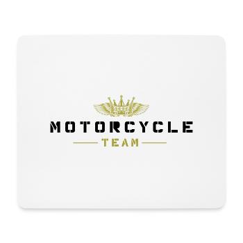 Équipe moto - Tapis de souris (format paysage) - blanc - Devant