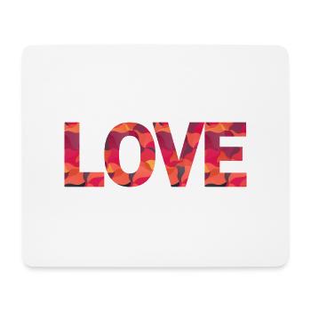 Love - Mouse Pad (horizontal) - white - Front