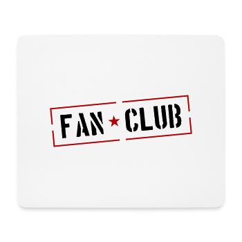 Fan Club - Mousepad (Querformat) - Weiß - Vorne