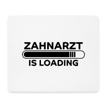 Zahnarzt Spruch Beruf Lustiges Zahnarzt Geschenk - Mousepad (Querformat) - Weiß - Vorne
