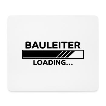 Bauleiter Spruch Baustelle Fun Bauleiter Geschenk - Mousepad (Querformat) - Weiß - Vorne